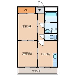 豊川グリーンハイツⅢの物件間取画像